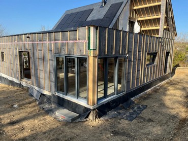 Baie vitres Chne Aluminium