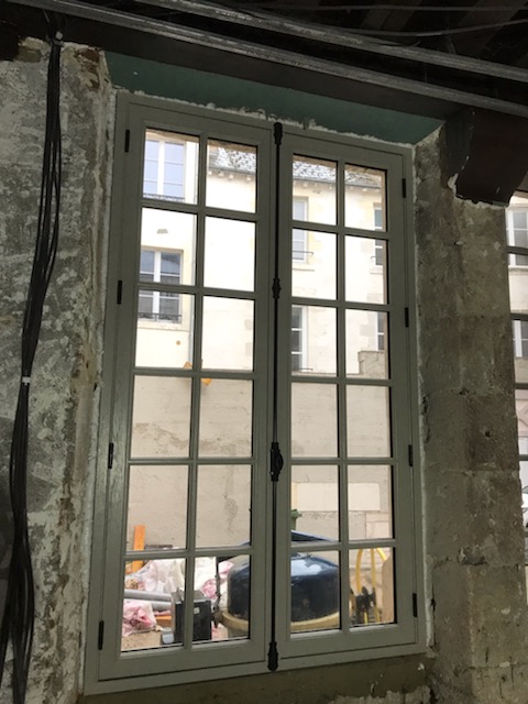 Fen�tre ch�ne pour secteurs sauvegard�s avec verre securit